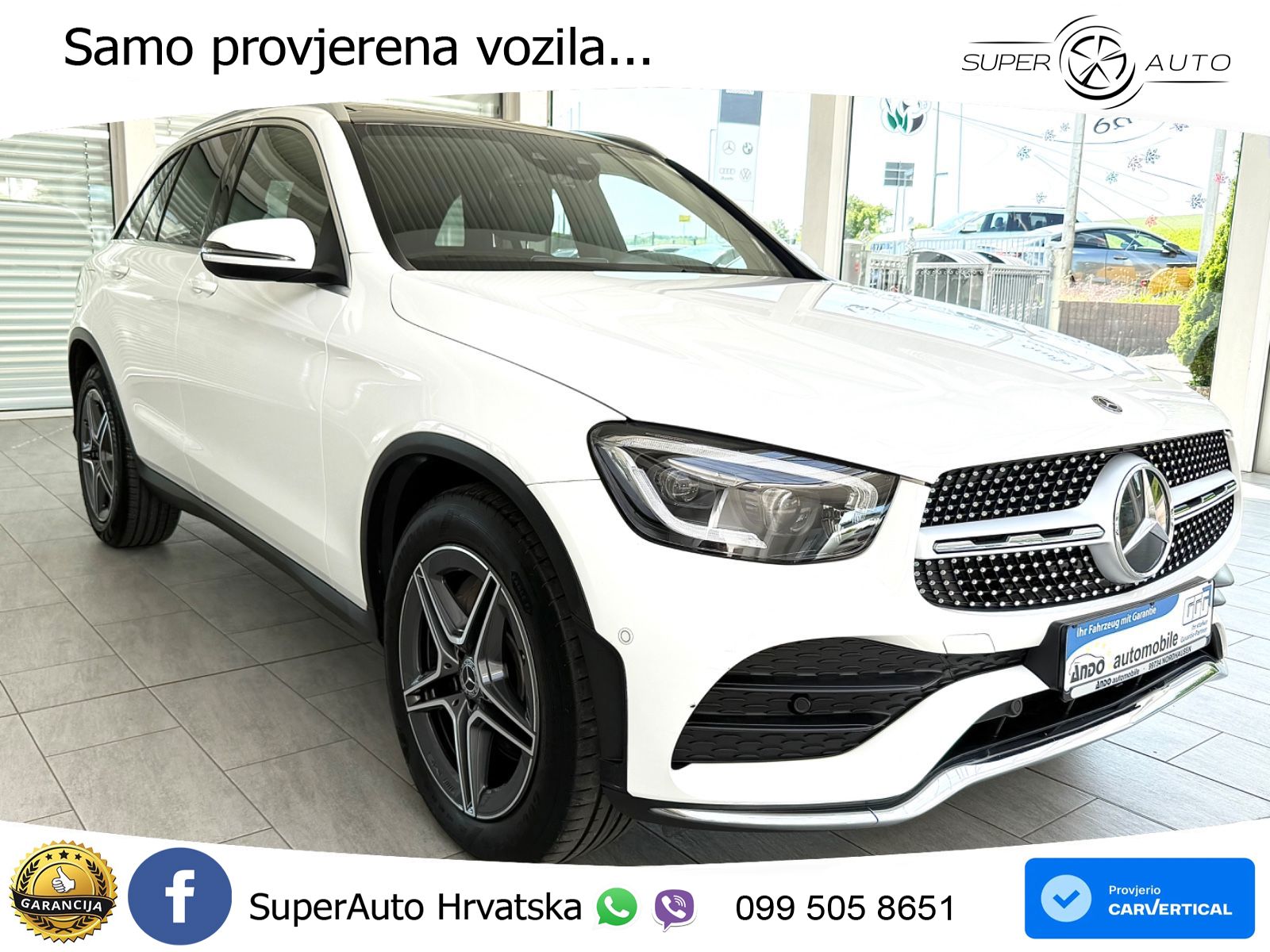 Mercedes GLC 220d (194 KS) 4MATIC G-TRONIC AMG LED+GR SJED+ACC