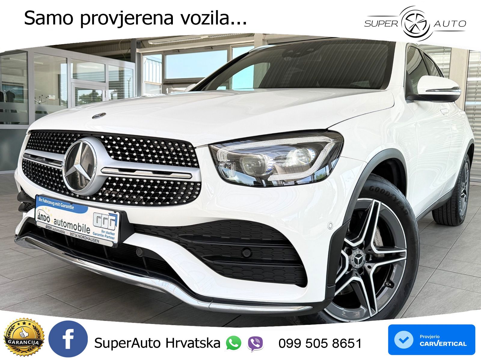 Mercedes GLC 220d (194 KS) 4MATIC G-TRONIC AMG LED+GR SJED+ACC