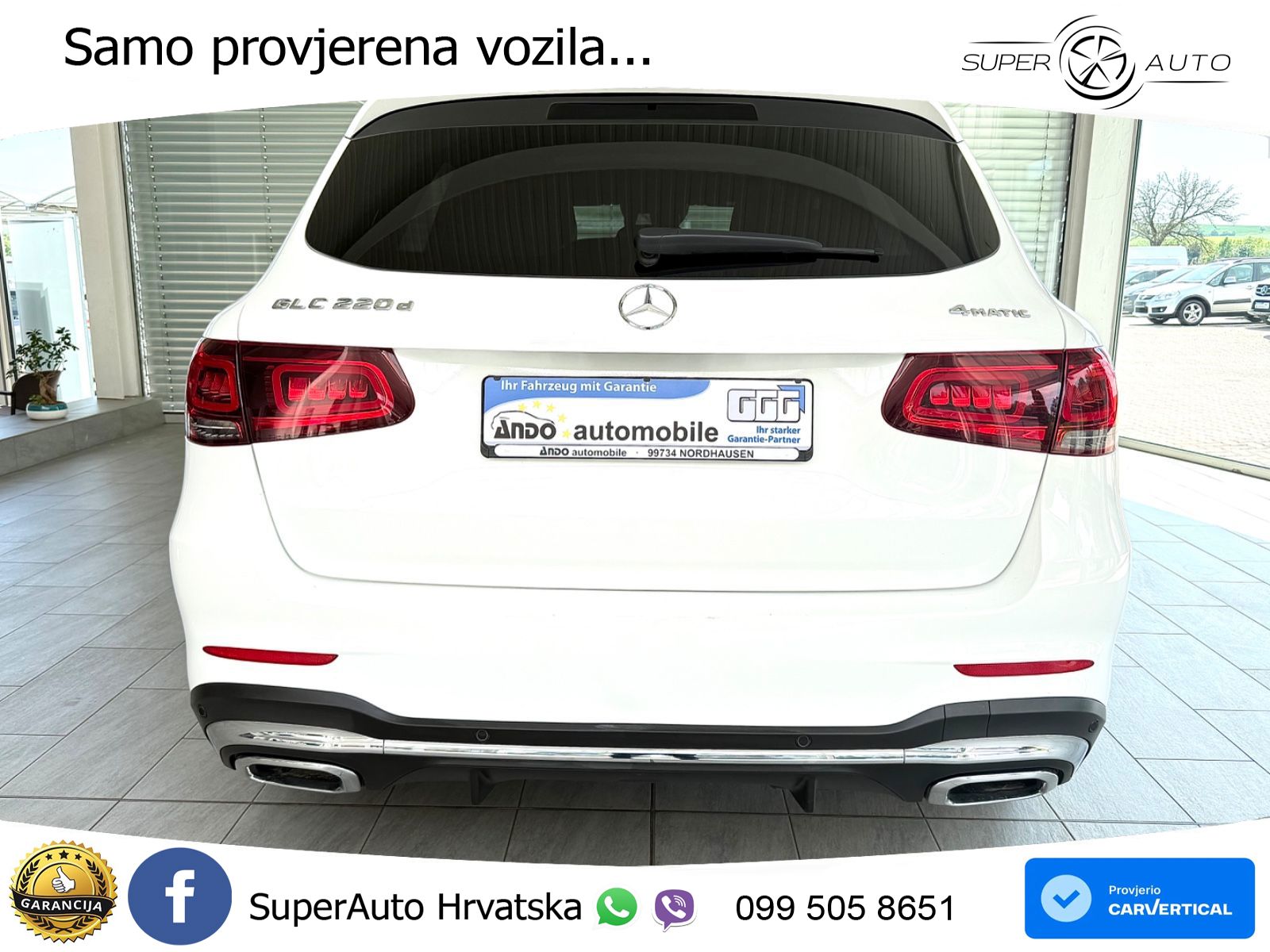 Mercedes GLC 220d (194 KS) 4MATIC G-TRONIC AMG LED+GR SJED+ACC