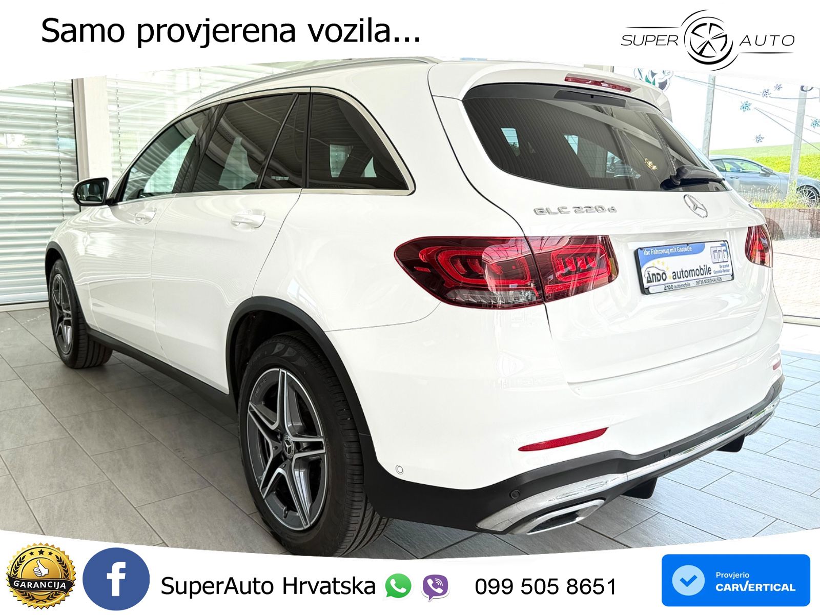 Mercedes GLC 220d (194 KS) 4MATIC G-TRONIC AMG LED+GR SJED+ACC