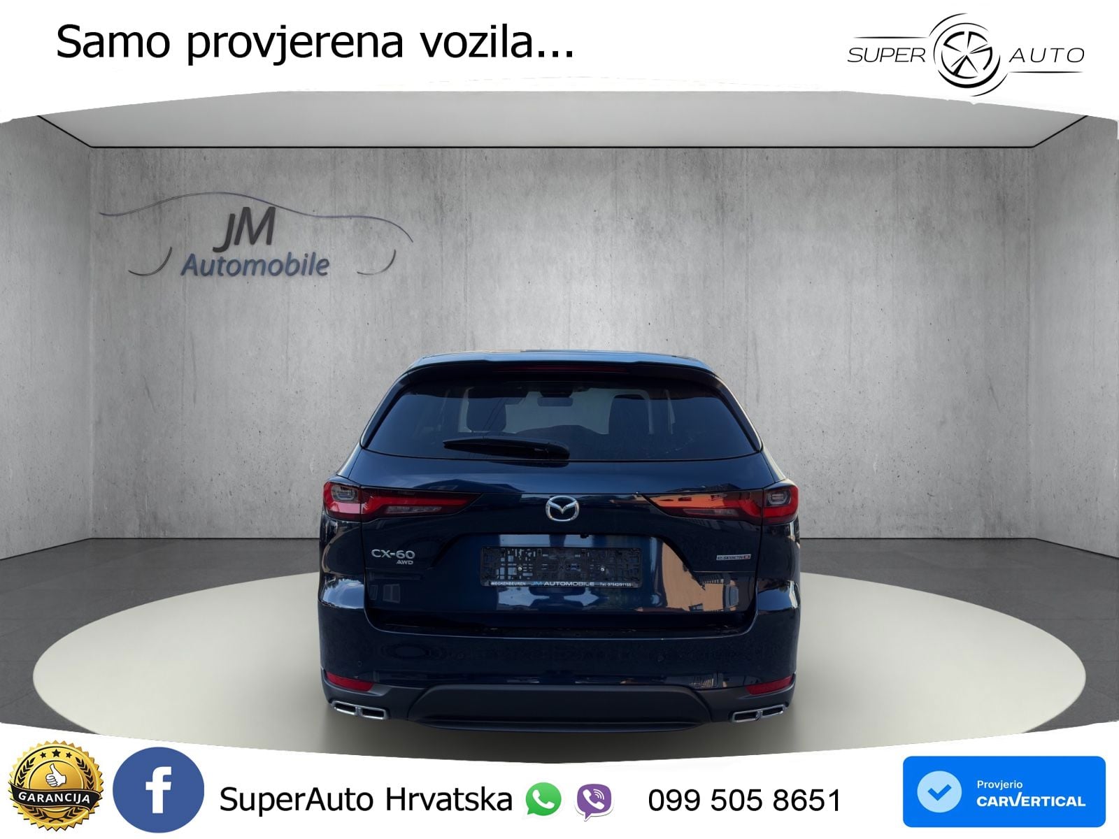Mazda CX-60 3.3 e-Skyactiv D (254 KS) AWD Automatic LED+GR SJED+ACC