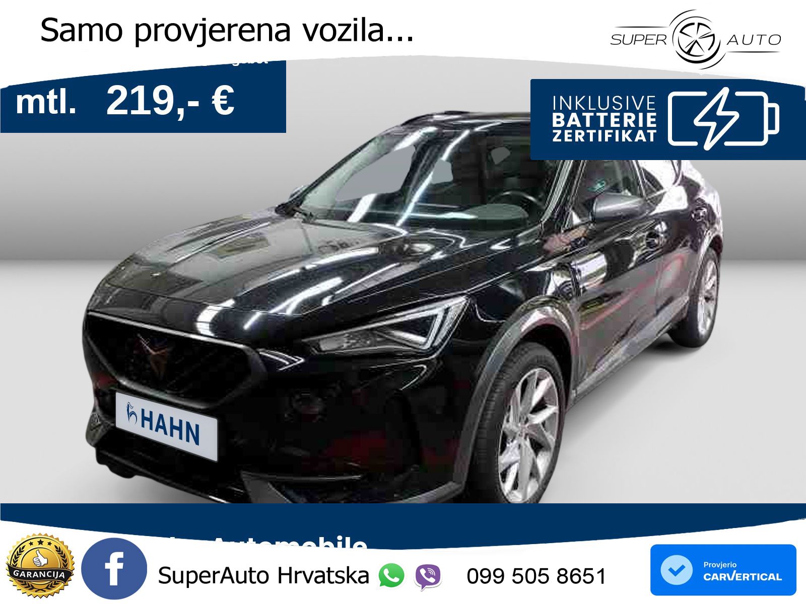 Cupra Formentor 1.4 TSI (204 KS) e-Hybrid DSG LED+GR SJED+ACC