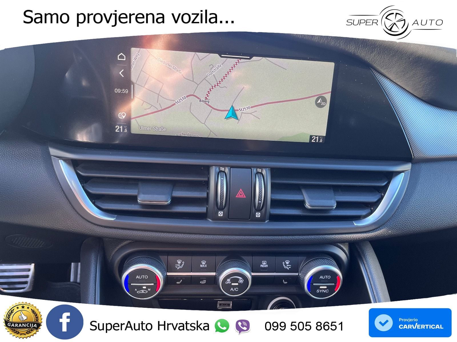Alfa Romeo Giulia 2.0 Turbo (280 KS) Q4 Automatic LED+GR SJED+ACC