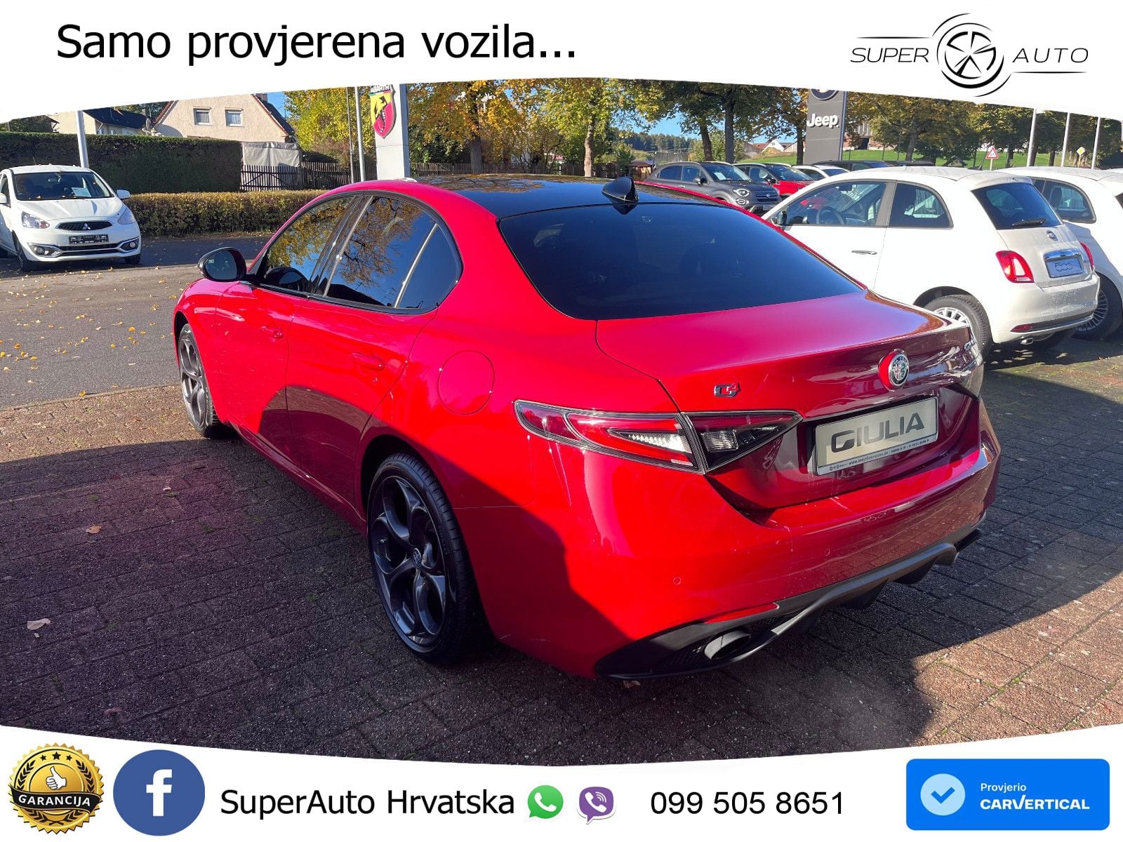 Alfa Romeo Giulia 2.0 Turbo (280 KS) Q4 Automatic LED+GR SJED+ACC