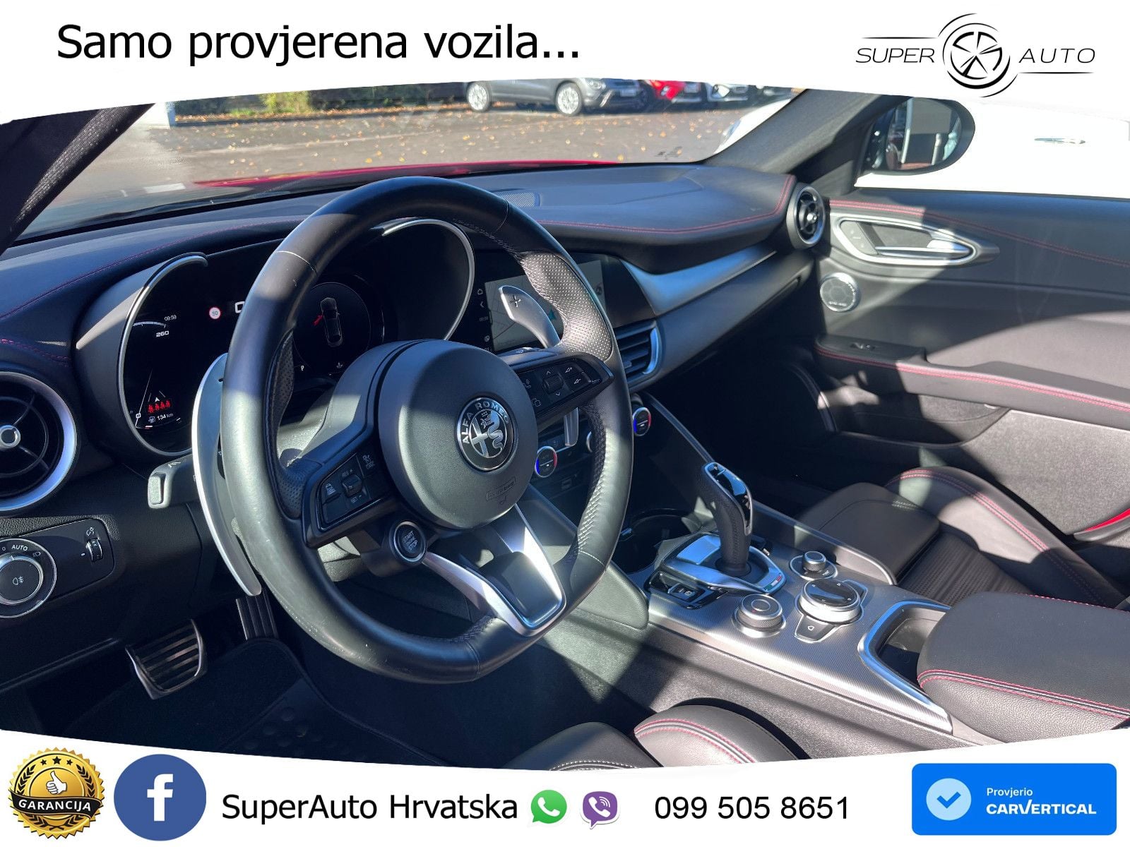 Alfa Romeo Giulia 2.0 Turbo (280 KS) Q4 Automatic LED+GR SJED+ACC
