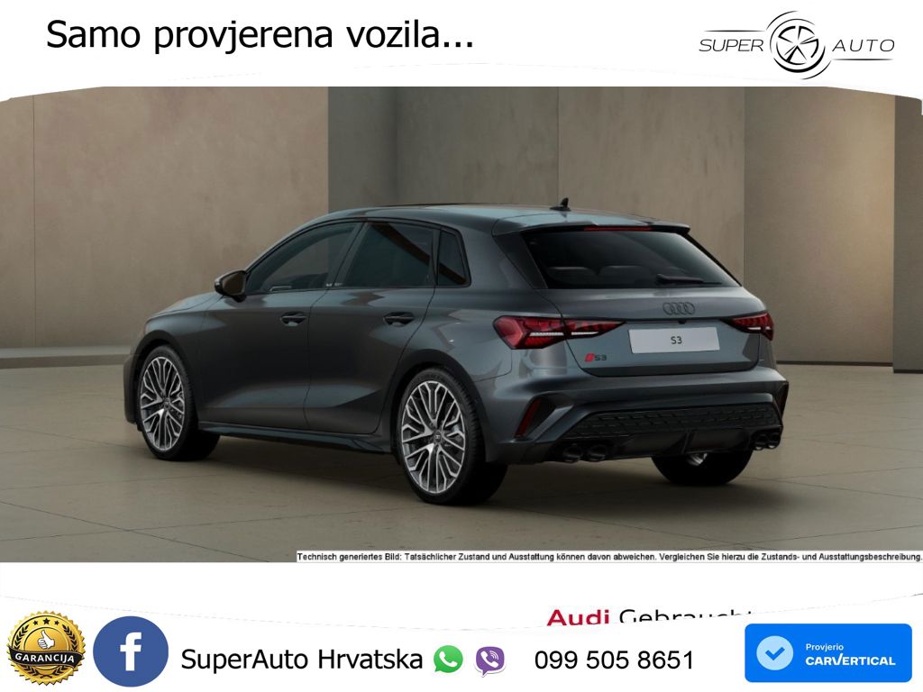 Audi S3 2.0 TFSI (333 KS) quattro S tronic MATRIX+GR SJED+KAM