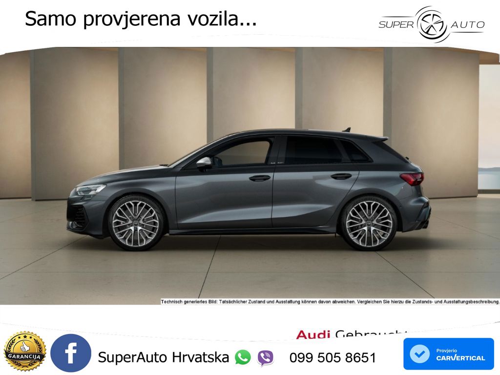 Audi S3 2.0 TFSI (333 KS) quattro S tronic MATRIX+GR SJED+KAM