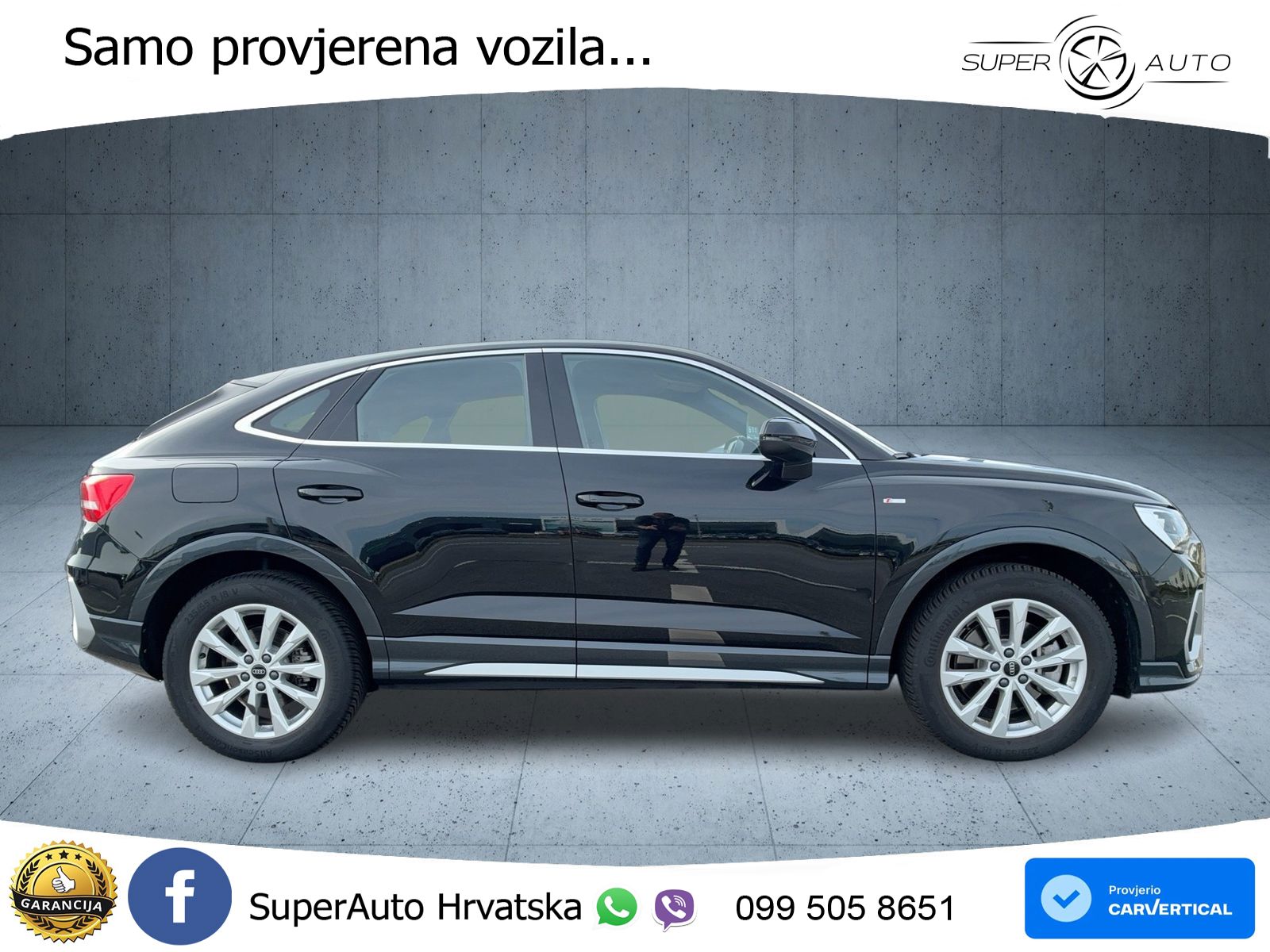 Audi Q3 II Sportback 40 TFSI (190 KS) quattro S tronic S line LED+GR SJED+ACC