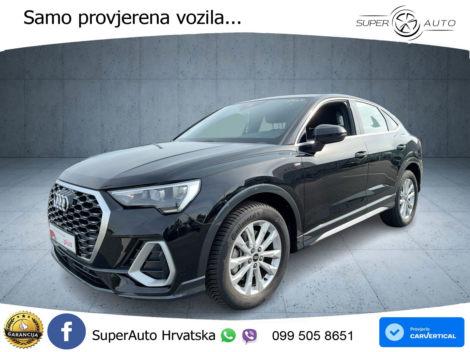 Audi Q3 II Sportback 40 TFSI (190 KS) quattro S tronic S line LED+GR SJED+ACC