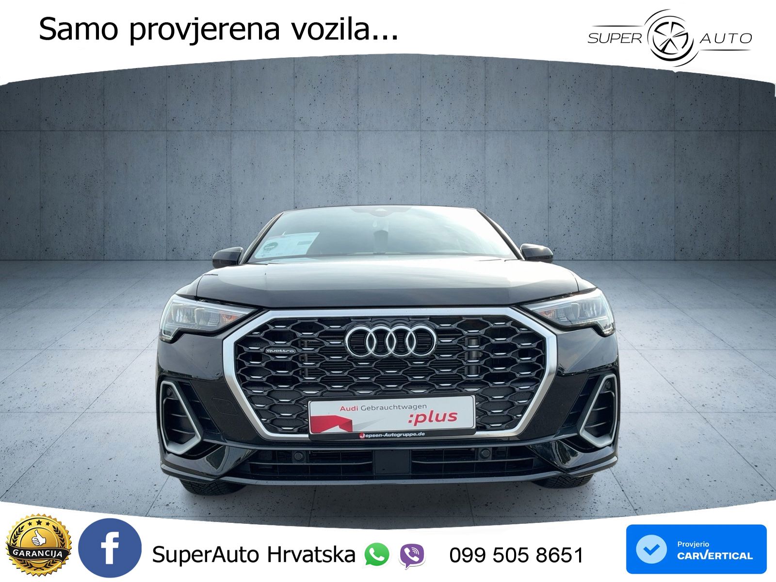 Audi Q3 II Sportback 40 TFSI (190 KS) quattro S tronic S line LED+GR SJED+ACC