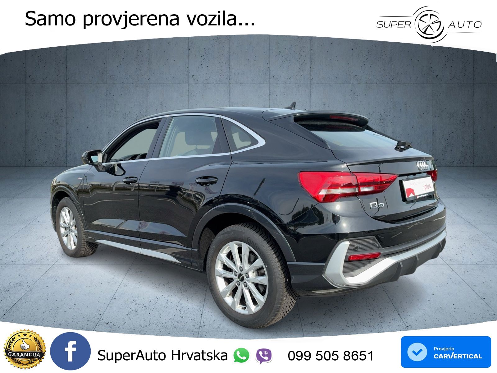 Audi Q3 II Sportback 40 TFSI (190 KS) quattro S tronic S line LED+GR SJED+ACC