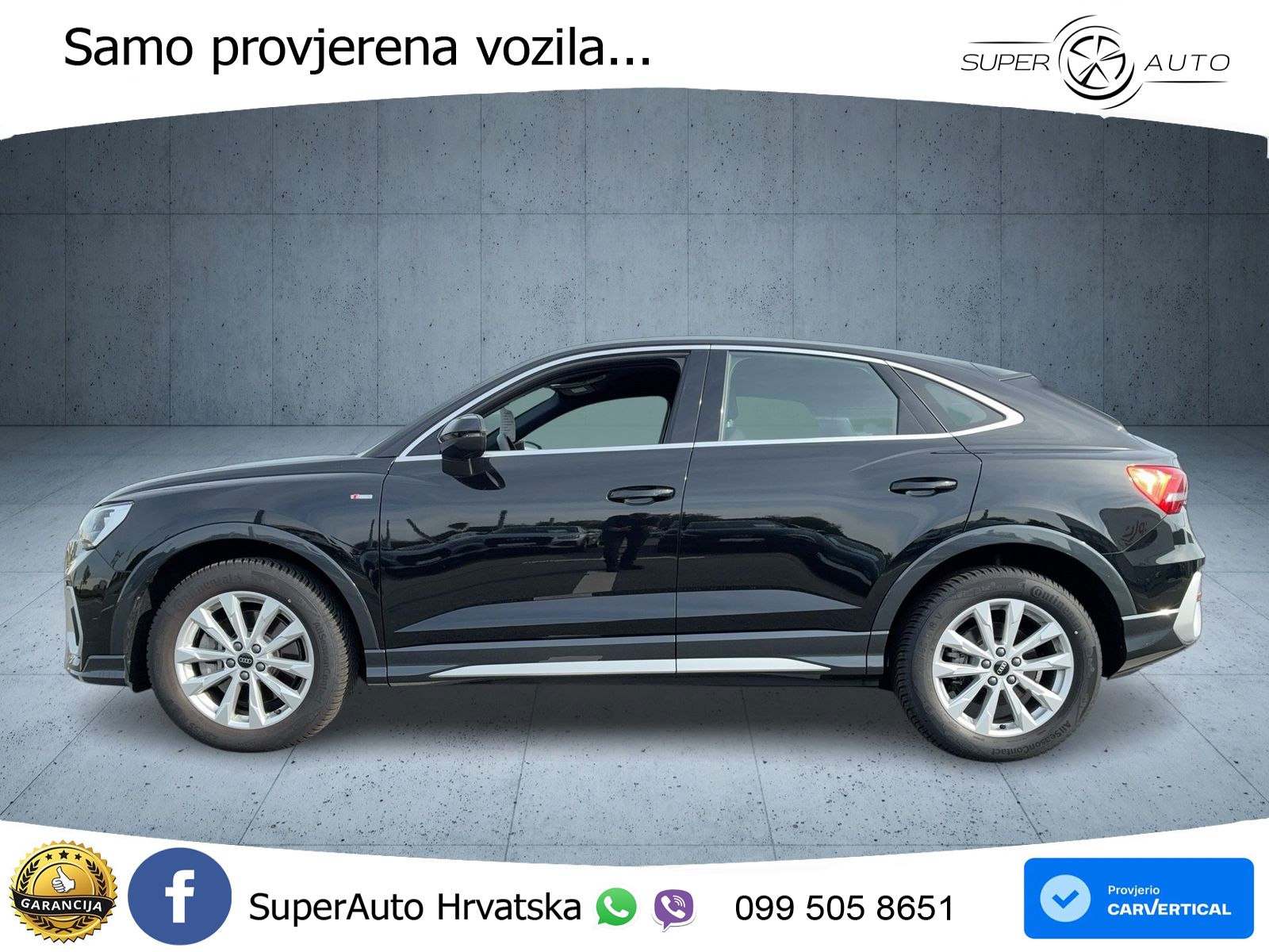 Audi Q3 II Sportback 40 TFSI (190 KS) quattro S tronic S line LED+GR SJED+ACC
