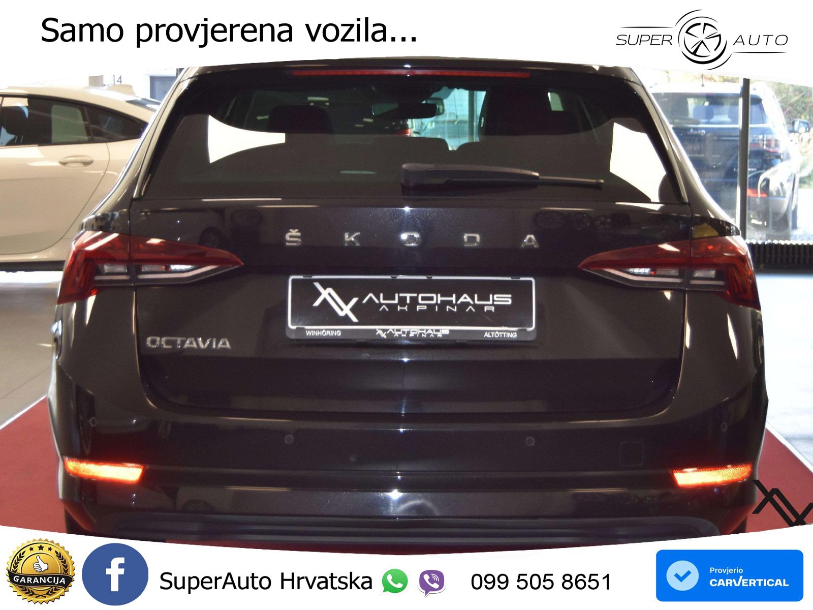 Škoda Octavia Combi 2.0 TDI (150 KS) DSG LED+GR SJED+ACC