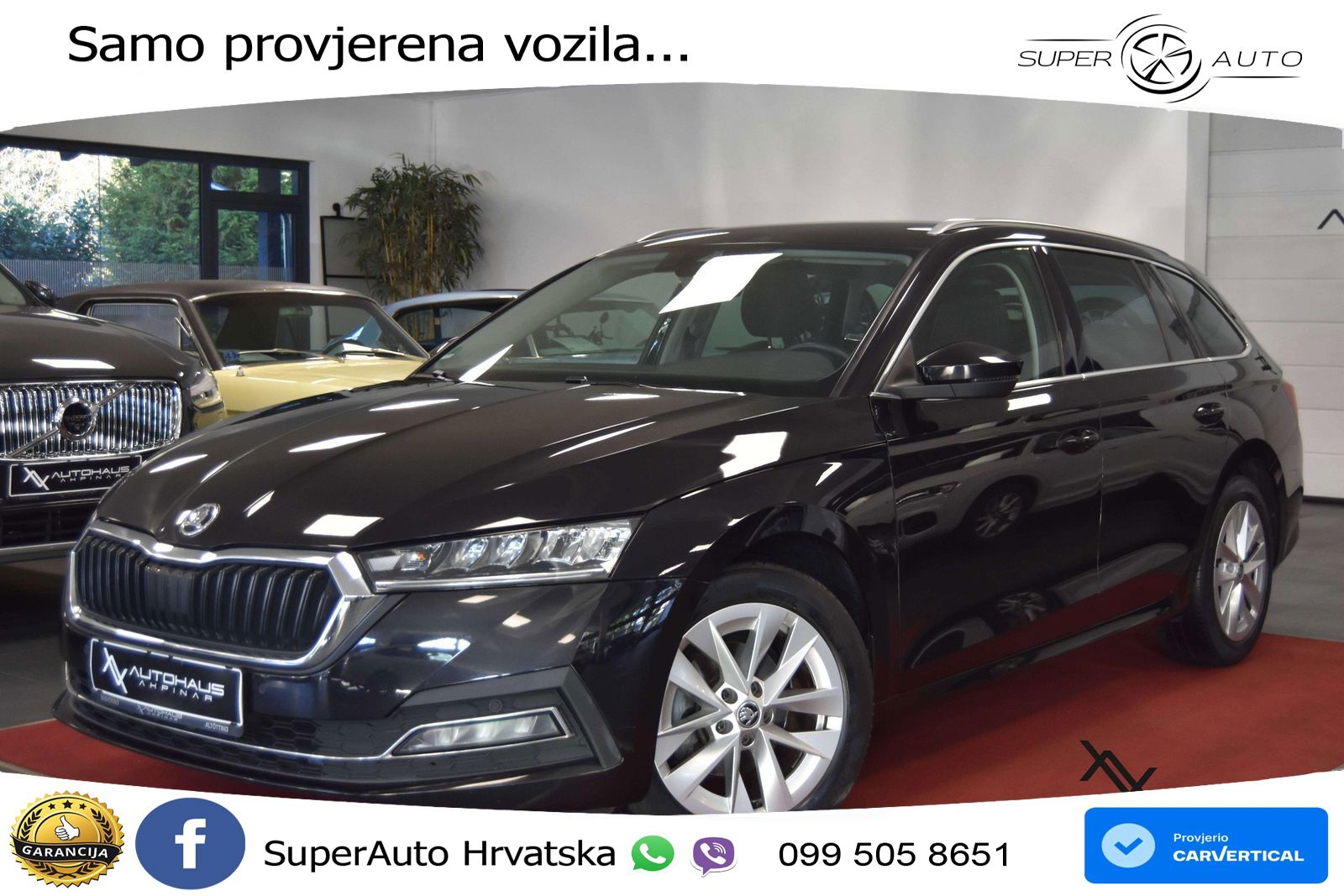 Škoda Octavia Combi 2.0 TDI (150 KS) DSG LED+GR SJED+ACC