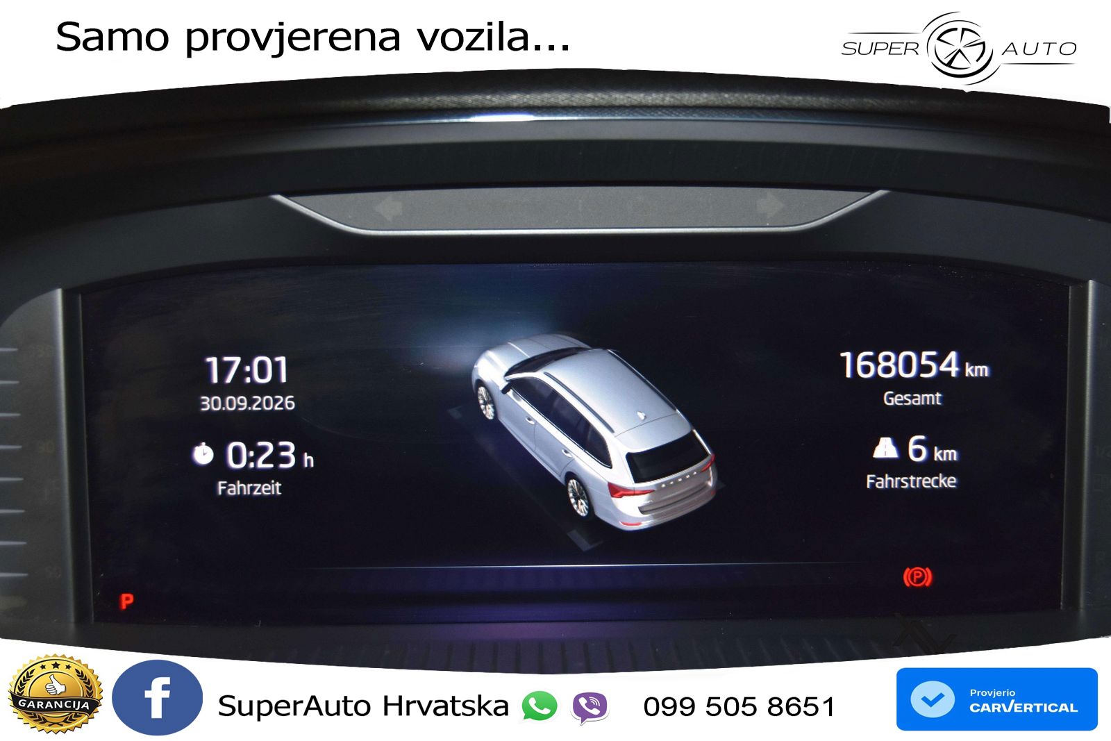 Škoda Octavia Combi 2.0 TDI (150 KS) DSG LED+GR SJED+ACC