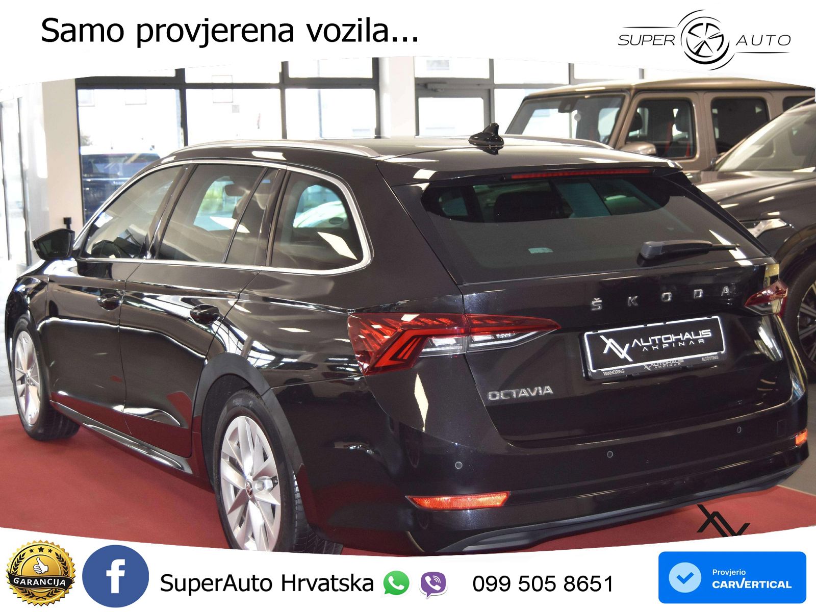Škoda Octavia Combi 2.0 TDI (150 KS) DSG LED+GR SJED+ACC