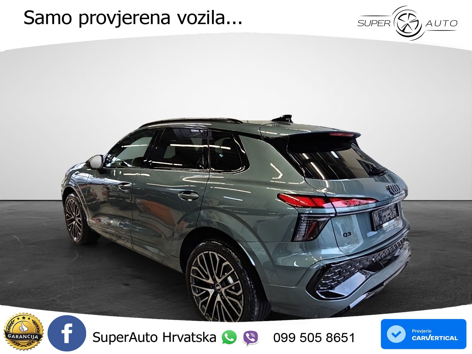 Audi Q3 2.0 TFSI (265 KS) quattro S tronic LED+GR SJED+ACC