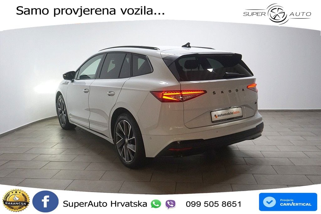 Škoda Enyaq iV 80 82 kWh (204 KS) SportLine LED+GR SJED+ACC