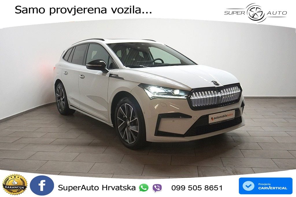 Škoda Enyaq iV 80 82 kWh (204 KS) SportLine LED+GR SJED+ACC