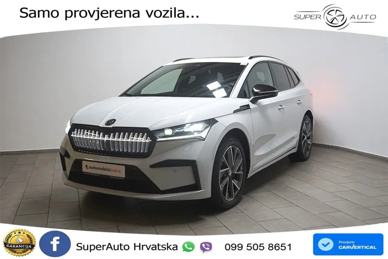 Škoda Enyaq iV 80 82 kWh (204 KS) SportLine LED+GR SJED+ACC