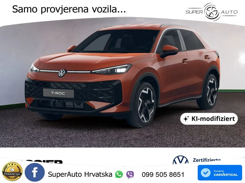 Volkswagen T-Roc 1.5 eTSI (150 KS)  DSG R-Line MATRIX+GR SJED+KAM