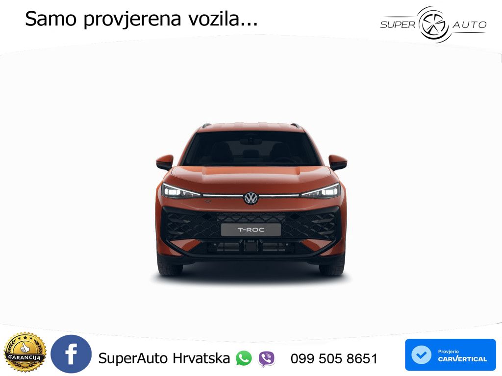 Volkswagen T-Roc 1.5 eTSI (150 KS)  DSG R-Line MATRIX+GR SJED+KAM