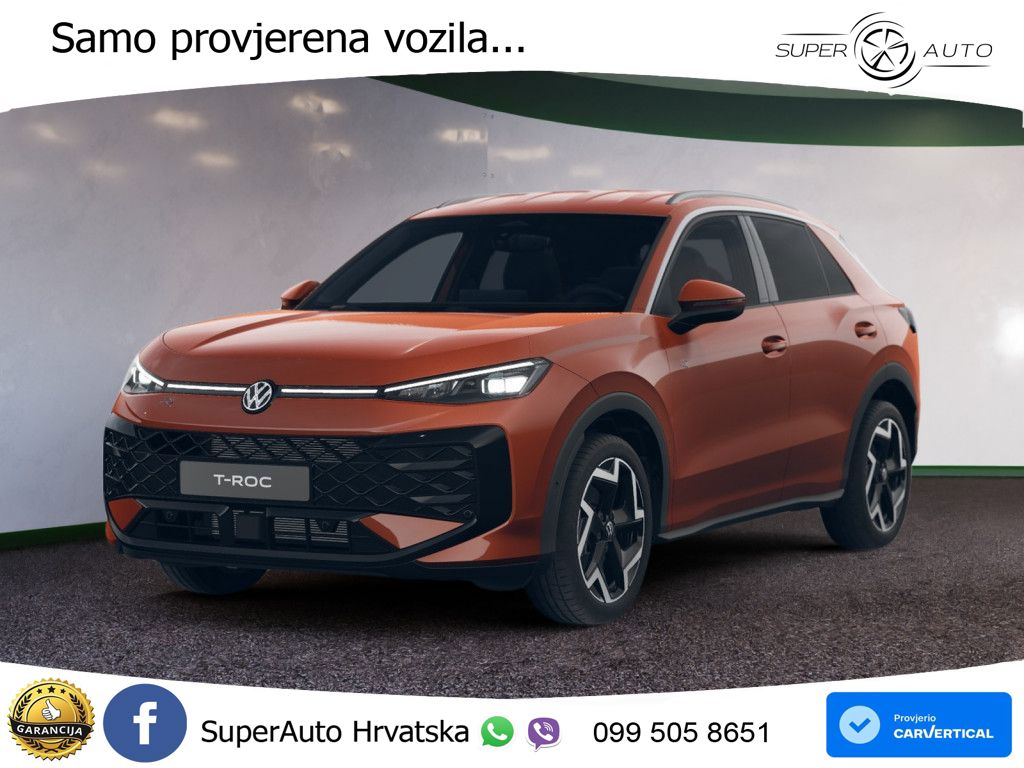 Volkswagen T-Roc 1.5 eTSI (150 KS)  DSG R-Line MATRIX+GR SJED+KAM