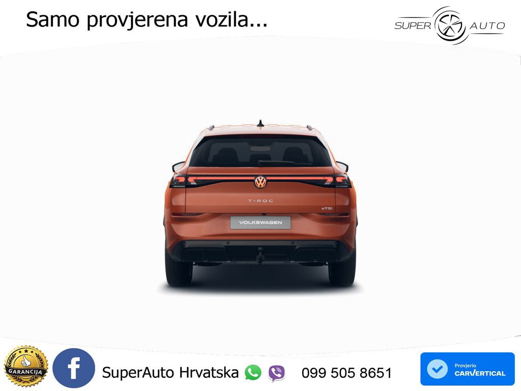 Volkswagen T-Roc 1.5 eTSI (150 KS)  DSG R-Line MATRIX+GR SJED+KAM