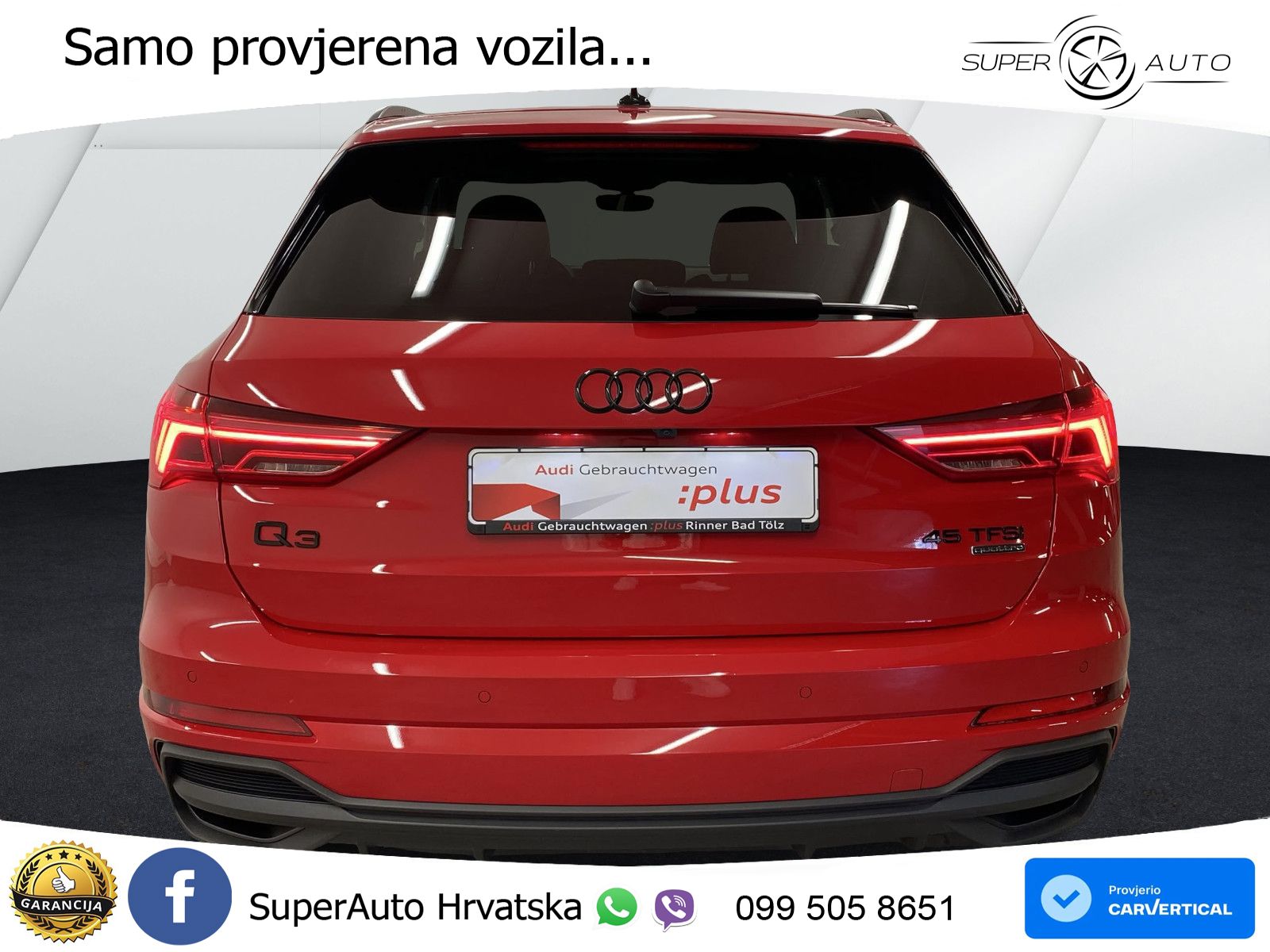 Audi Q3 45 TFSI (245 KS) quattro S tronic LED+GR SJED+ACC
