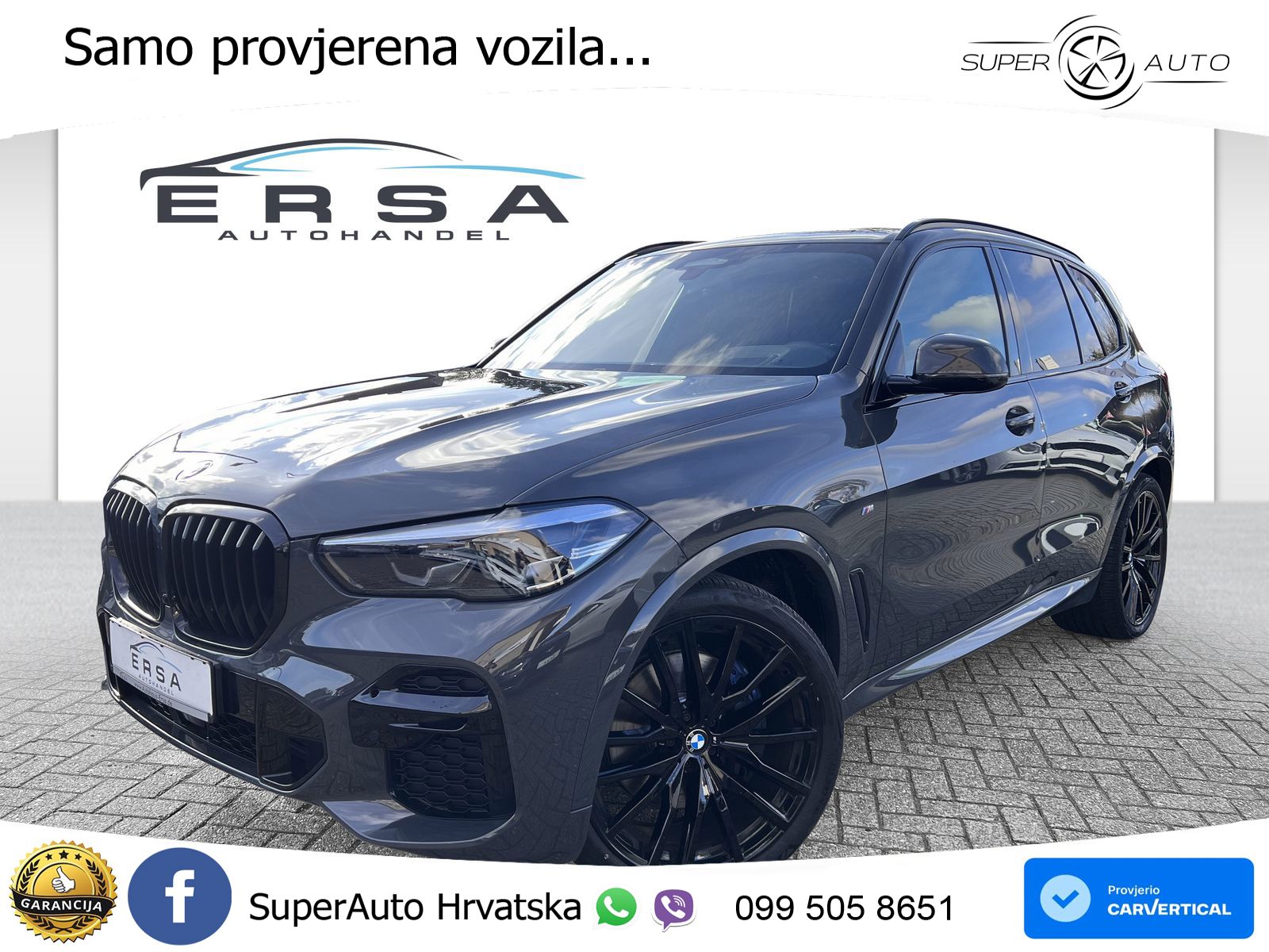 BMW X5 30d (286 KS) xDrive Steptronic M Sport ZRAČNI+ACC+GR SJED+KAM+PANO
