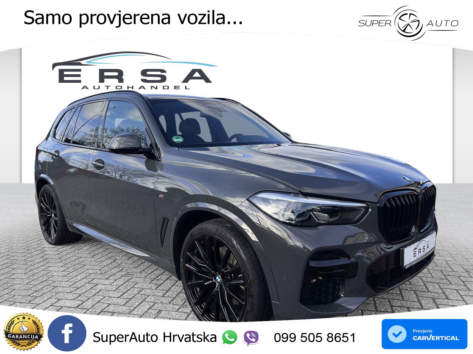 BMW X5 30d (286 KS) xDrive Steptronic M Sport ZRAČNI+ACC+GR SJED+KAM+PANO