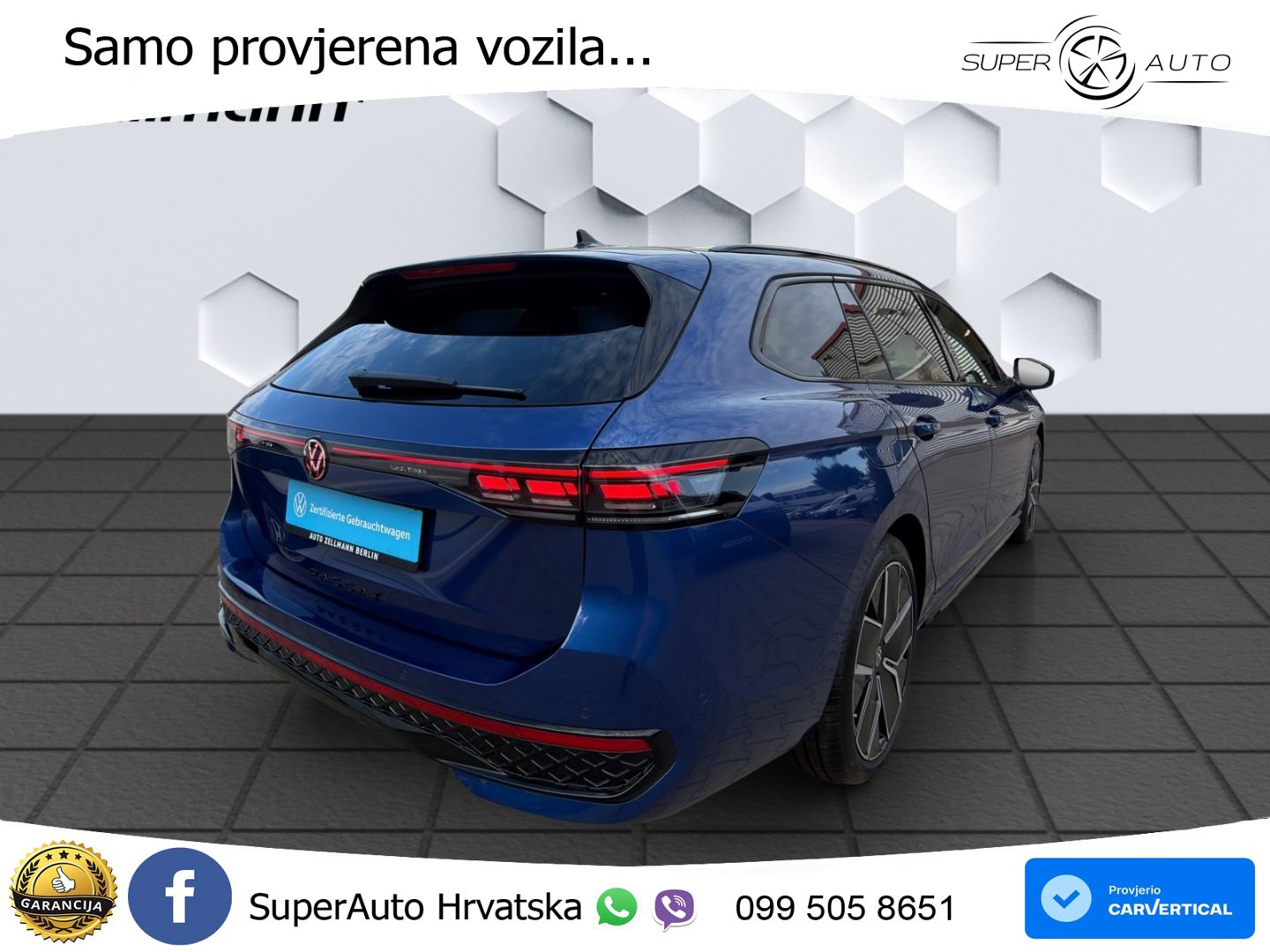 Volkswagen Passat Variant 1.5 TSI (204 KS) eHybrid DSG R-Line LED+GR SJED+ACC