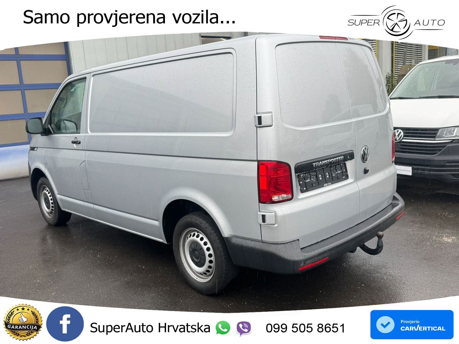 Volkswagen T6.1 Transporter Kasten TDI ACC*AHK*LED*MFL 150 KS
