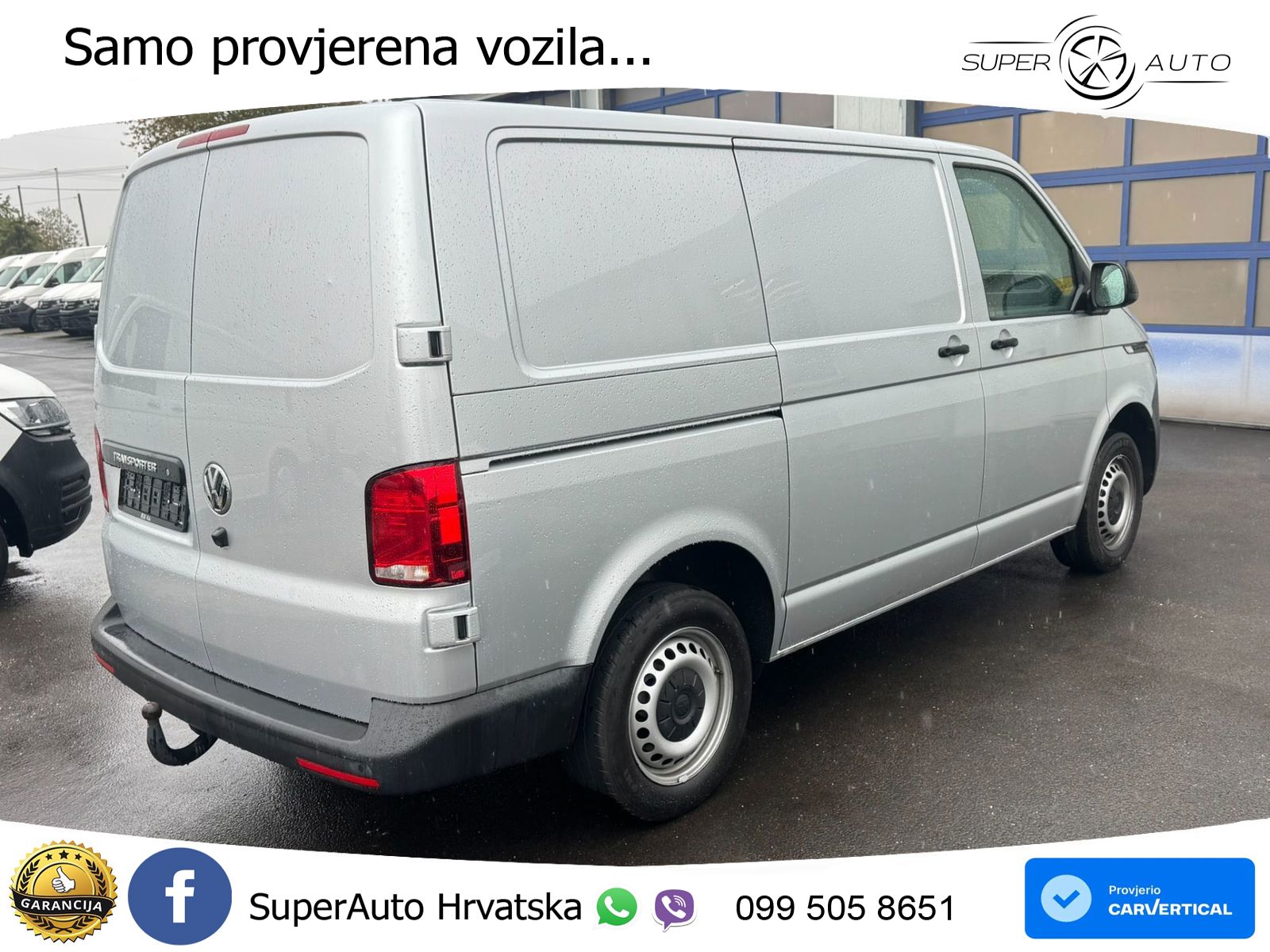 Volkswagen T6.1 Transporter Kasten TDI ACC*AHK*LED*MFL 150 KS