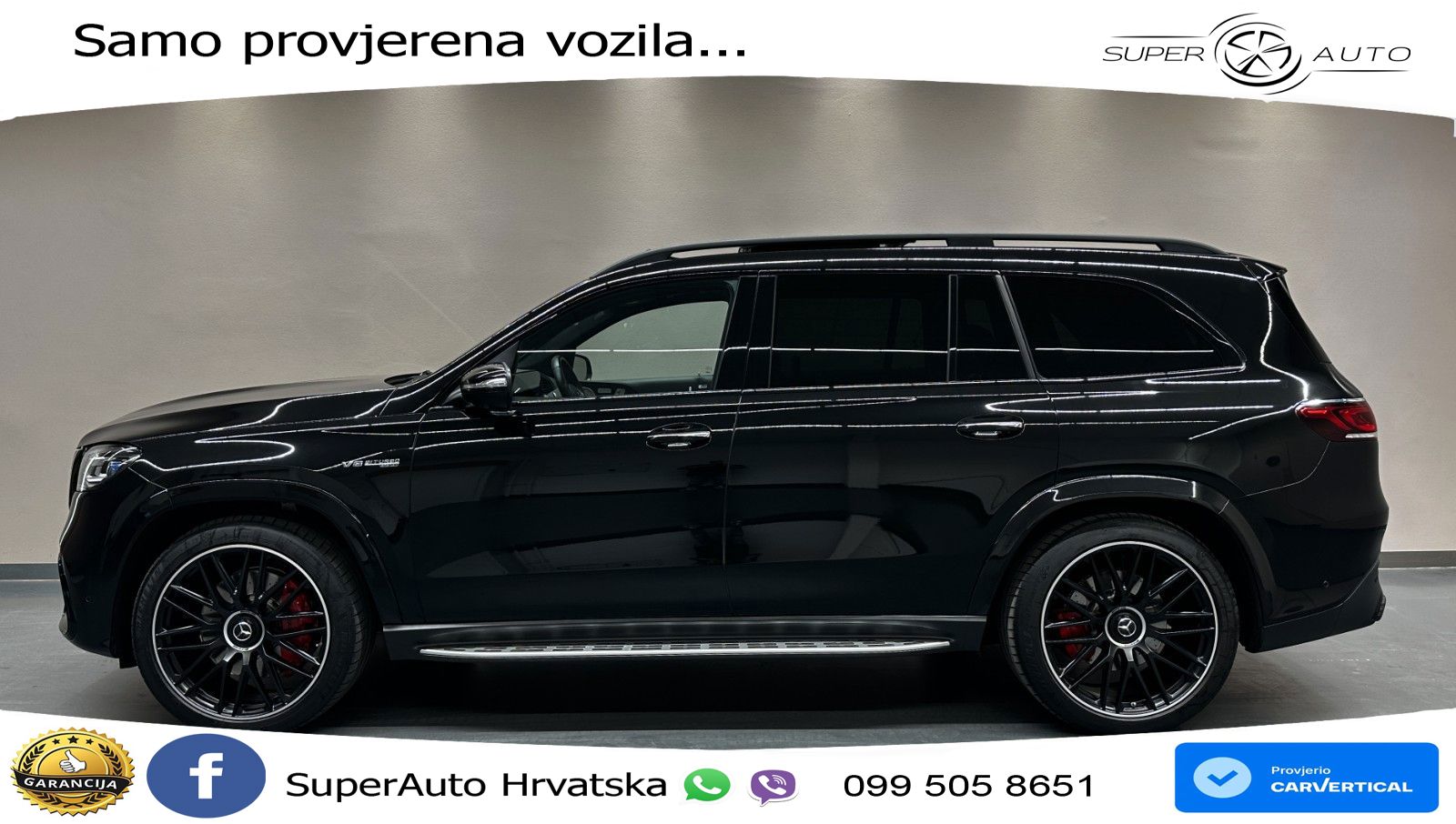 Mercedes-Benz GLS AMG GLS 63 V8 EQ Boost 4MATIC+ AMG SPEEDSHIFT TCT 9G ACC+HEAD+4xGR SJED+360+PANO