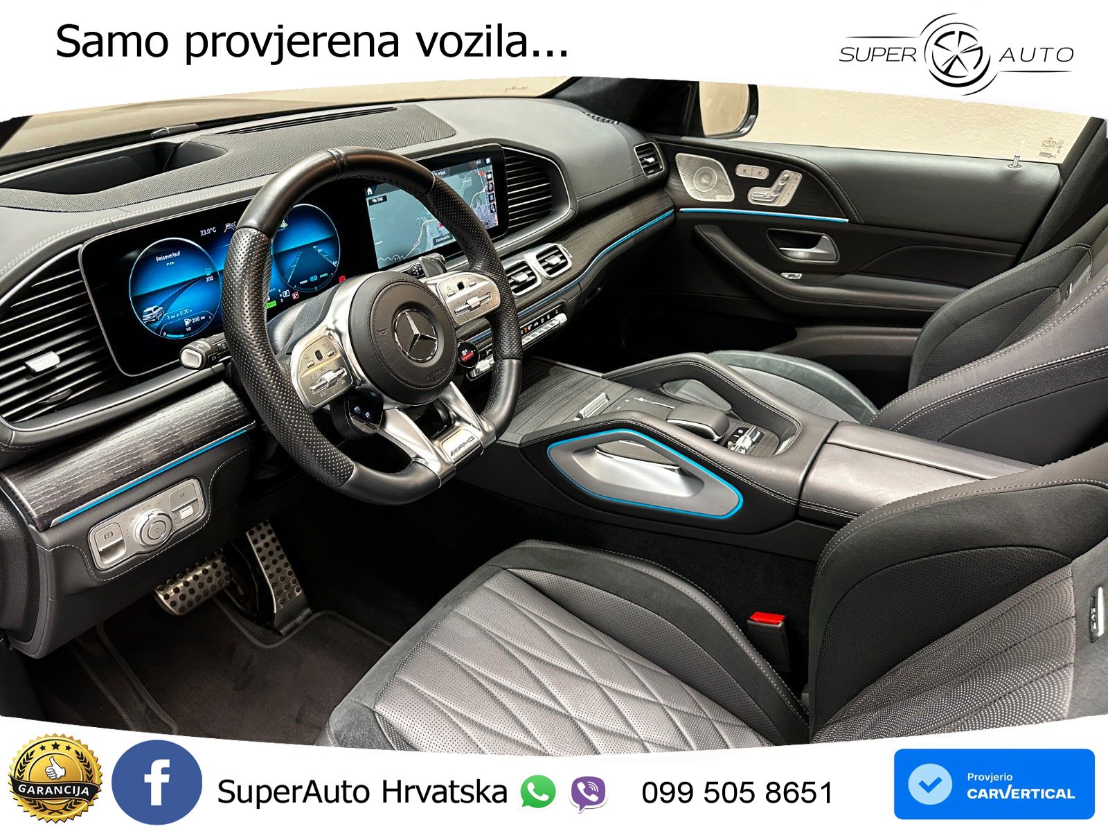 Mercedes-Benz GLS AMG GLS 63 V8 EQ Boost 4MATIC+ AMG SPEEDSHIFT TCT 9G ACC+HEAD+4xGR SJED+360+PANO