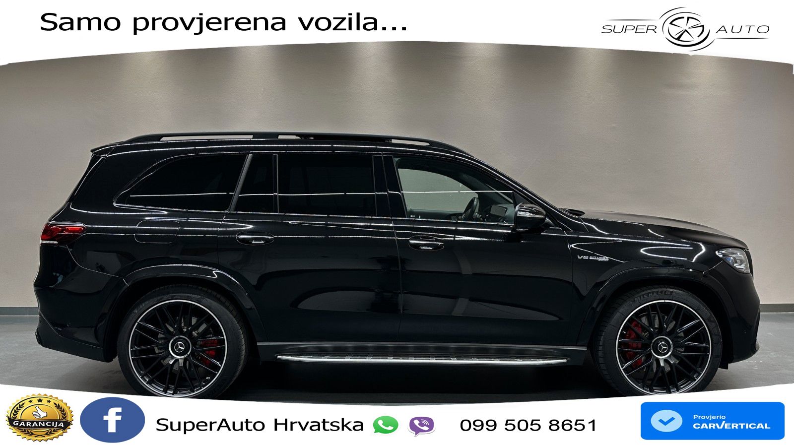 Mercedes-Benz GLS AMG GLS 63 V8 EQ Boost 4MATIC+ AMG SPEEDSHIFT TCT 9G ACC+HEAD+4xGR SJED+360+PANO