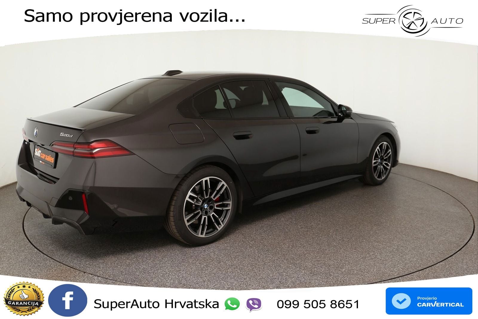 BMW 520d (197 KS) Steptronic M Sport LED+GR SJED+ACC
