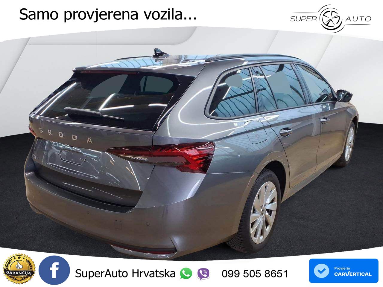 Škoda Octavia Combi 2.0 TDI (150 KS) DSG Selection LED+GR SJED+ACC