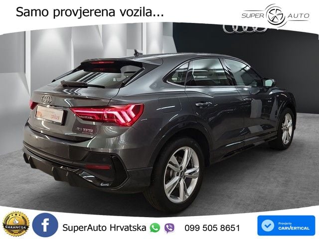 Audi Q3 Sportback 45 TFSI (230 KS) quattro S tronic S line LED+GR SJED+ACC