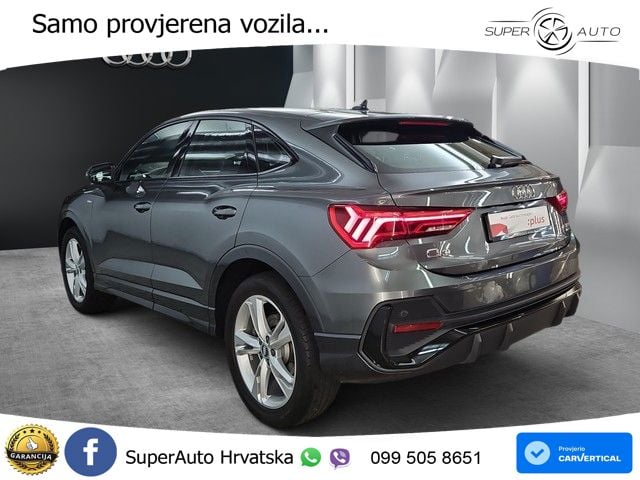 Audi Q3 Sportback 45 TFSI (230 KS) quattro S tronic S line LED+GR SJED+ACC
