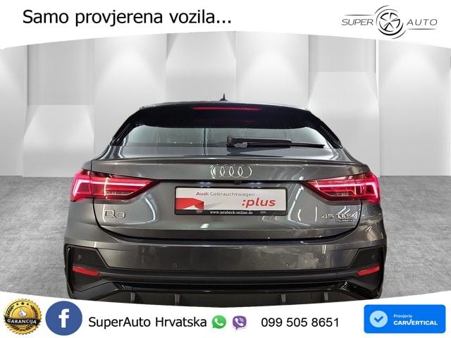 Audi Q3 Sportback 45 TFSI (230 KS) quattro S tronic S line LED+GR SJED+ACC