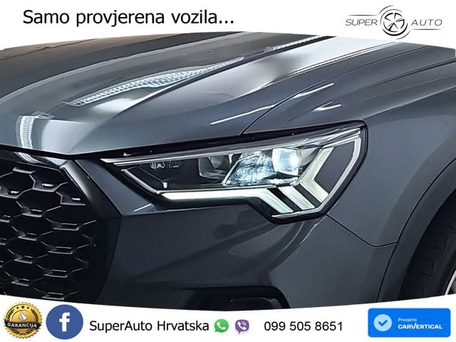 Audi Q3 Sportback 45 TFSI (230 KS) quattro S tronic S line LED+GR SJED+ACC