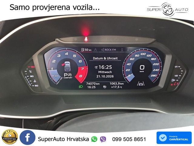 Audi Q3 Sportback 45 TFSI (230 KS) quattro S tronic S line LED+GR SJED+ACC