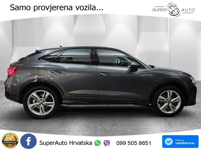 Audi Q3 Sportback 45 TFSI (230 KS) quattro S tronic S line LED+GR SJED+ACC