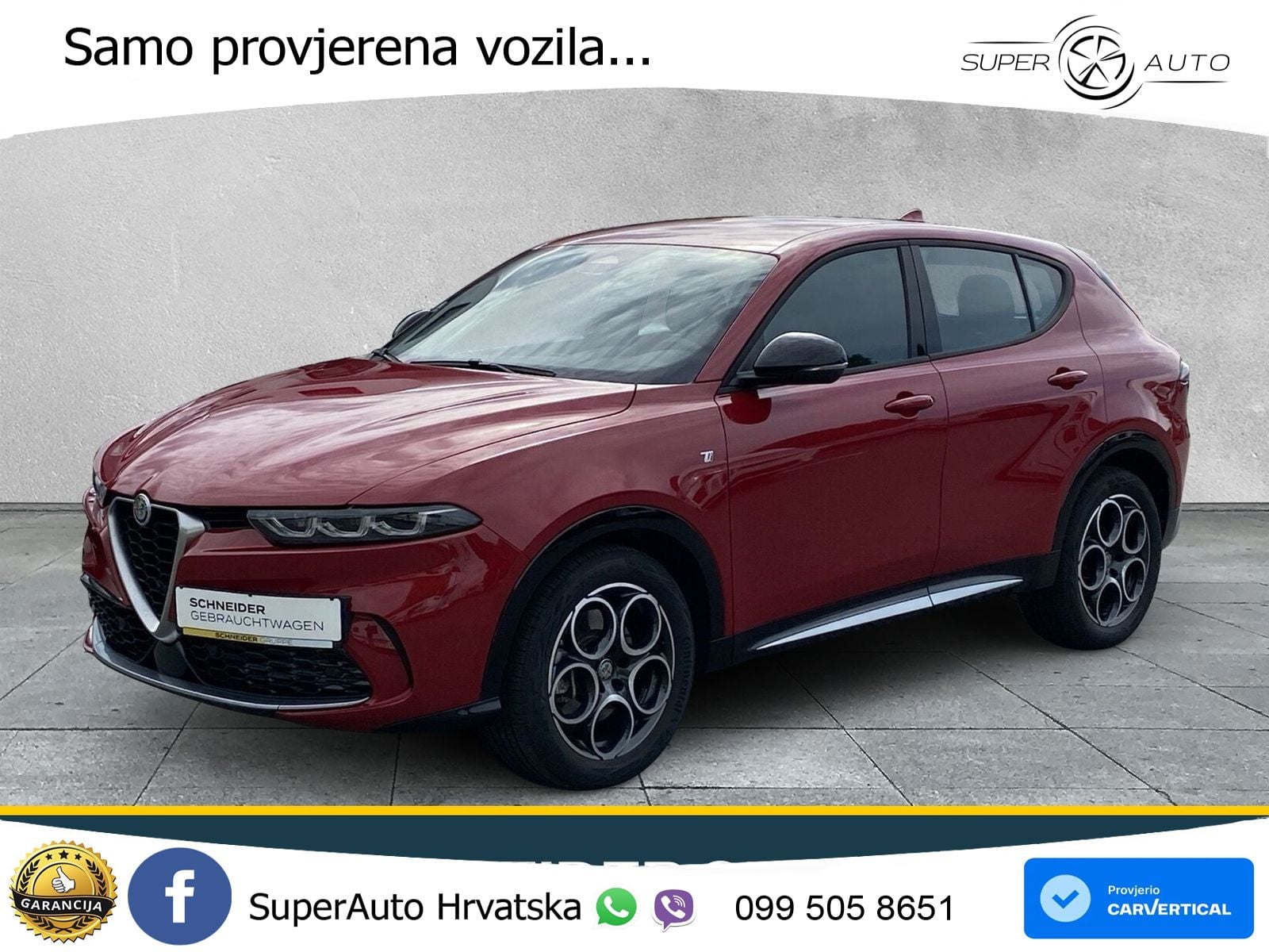 Alfa Romeo Tonale 1.5 VGT (160 KS) 48V-Hybrid TCT LED+GR SJED+ACC