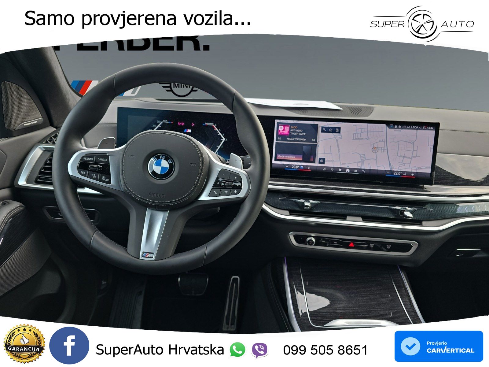 BMW X7 40d (352 KS) xDrive Steptronic M Sport ZRAČNI+ACC+GR SJED+KAM+PANO