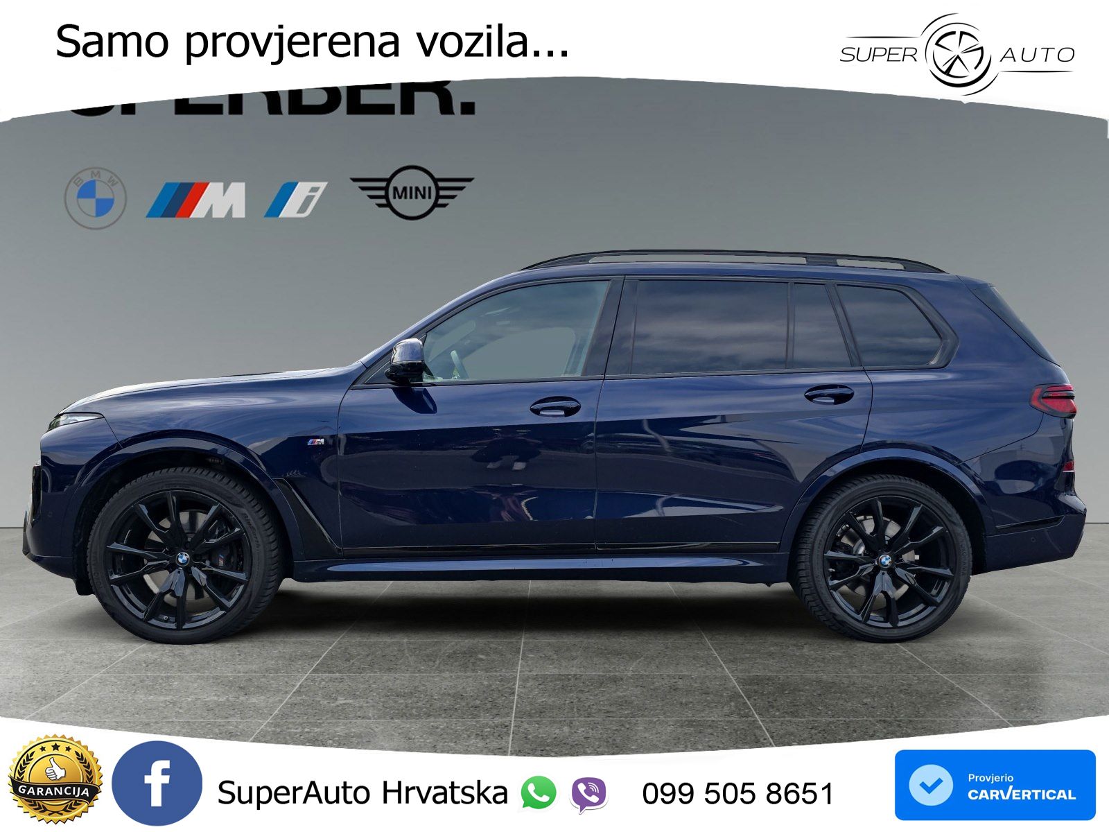 BMW X7 40d (352 KS) xDrive Steptronic M Sport ZRAČNI+ACC+GR SJED+KAM+PANO
