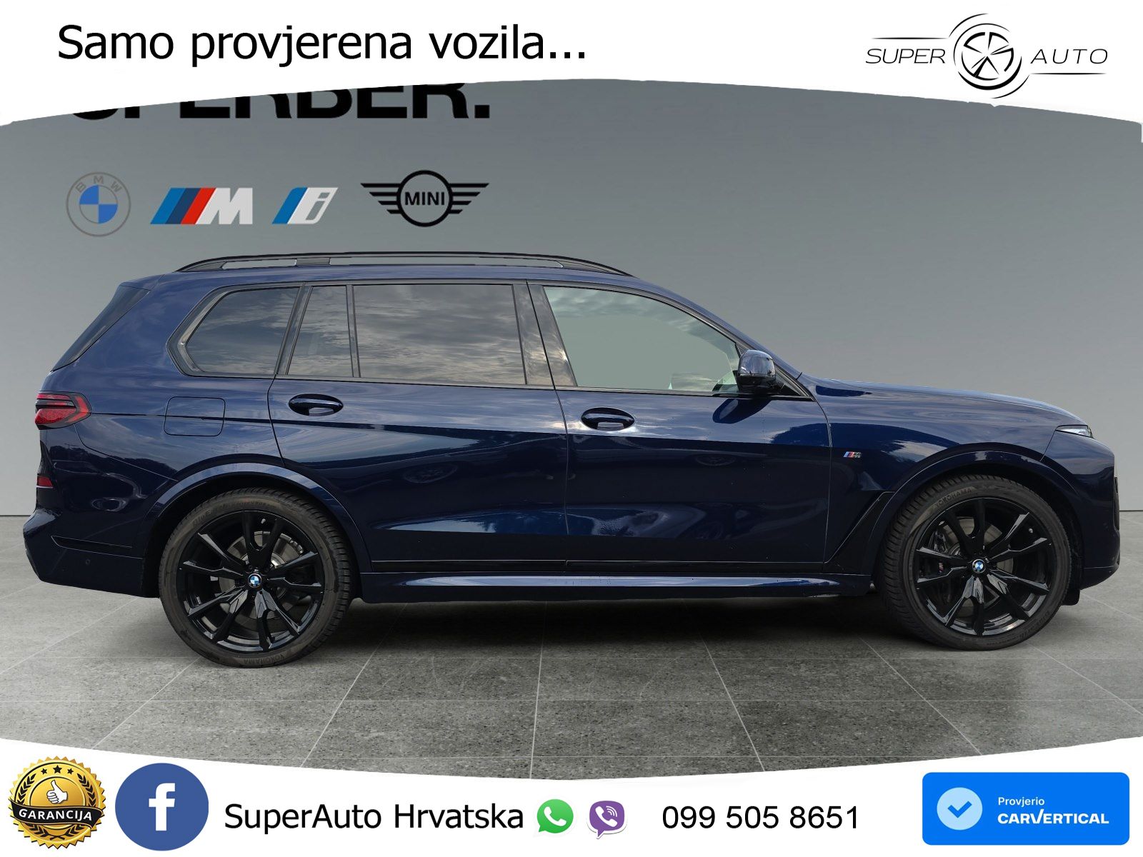 BMW X7 40d (352 KS) xDrive Steptronic M Sport ZRAČNI+ACC+GR SJED+KAM+PANO