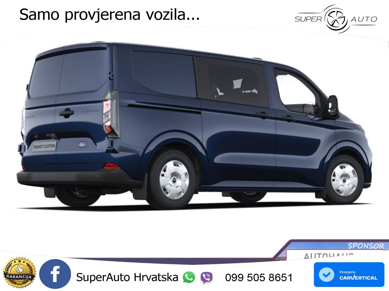 Ford Transit Custom DCiV Trend L1 SHZ Kam UVP-38%* 150 KS